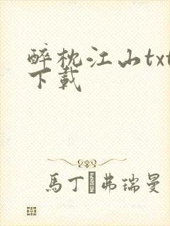 醉枕江山txt下载