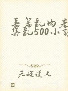 长篇乱肉老师合集乱500小说