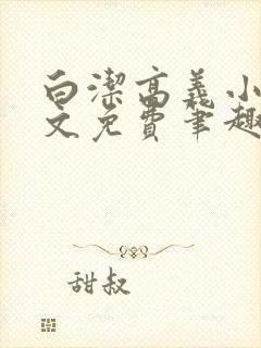 白洁高义小说全文免费笔趣阁在线阅读