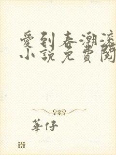 爱到春潮滚滚来小说免费阅读