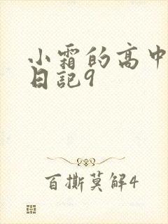 小霜的高中成长日记9