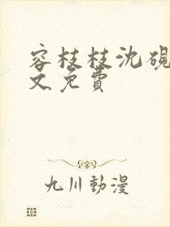 容枝枝沈砚书全文免费