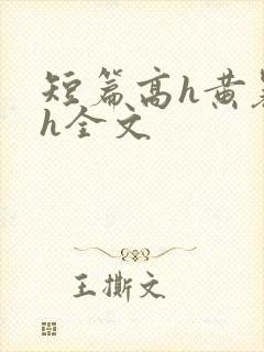 短篇高h黄暴辣h全文