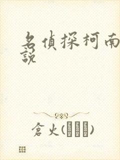 名侦探柯南h小说