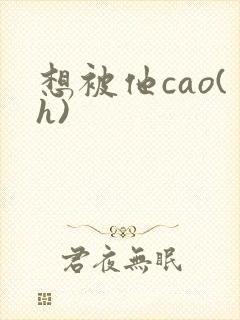 想被他cao(h)