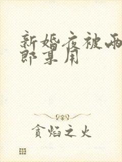 新婚夜被两个伴郎享用