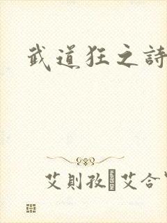 武道狂之诗