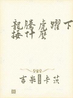 龙腾虎跃下一句接什么