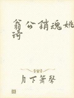 翁公销魂姚瑶琦琦