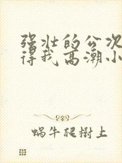 强壮的公次次弄得我高潮小说