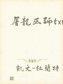 屠龙巫师txt