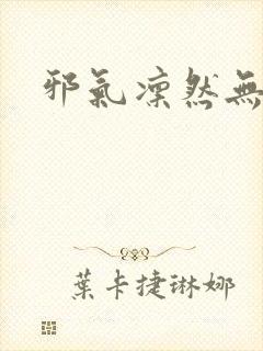 邪气凛然无弹窗