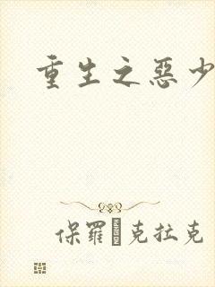 重生之恶少