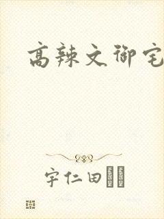 高辣文御宅屋封面