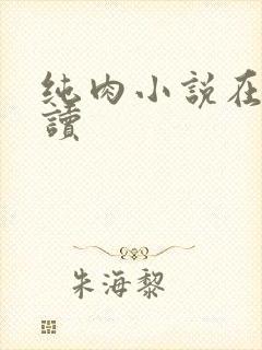 纯肉小说在线阅读