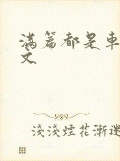 满篇都是车的古文