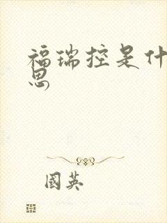 福瑞控是什么意思