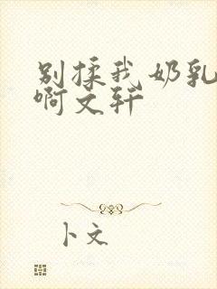 别揉我奶乳嗯～啊文轩