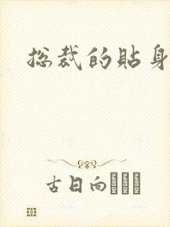 总裁的贴身女佣