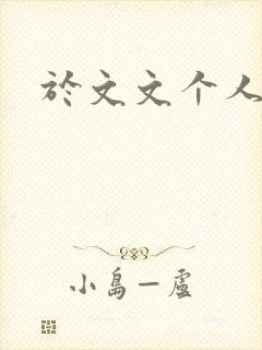 于文文个人简历