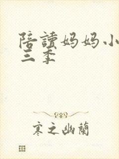 陪读妈妈小说第三季封面