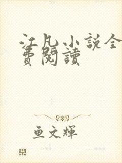 江凡小说全文免费阅读