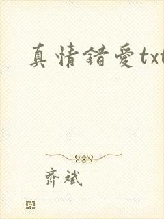 真情错爱txt