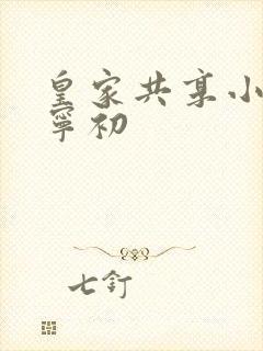 皇家共享小公主宁初