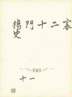 杨门十二寡妇艳史