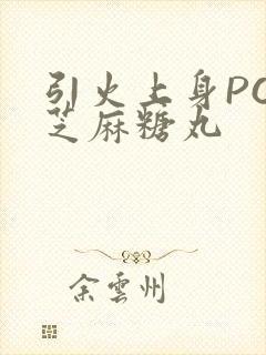 引火上身POP芝麻糖丸