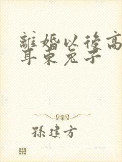 离婚以后高干 耳东兔子