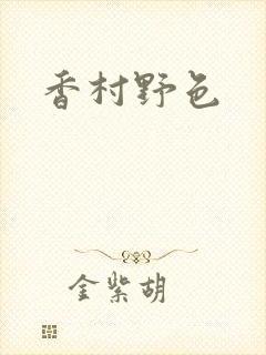 《香村野色》小说封面