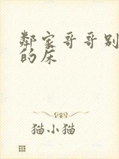 邻家哥哥别上我的床