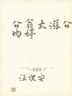 公翁太涨公欲息肉婷