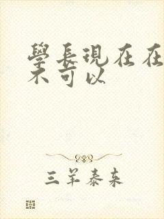 学长现在在上课不可以