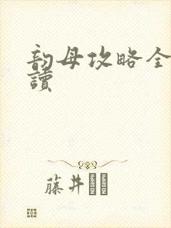 韵母攻略全文阅读