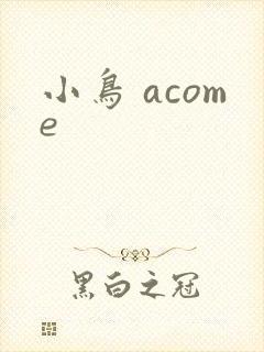 小鸟 acome