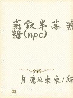 燕钗半落 琥珀糖(npc)