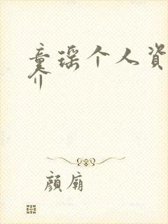 童瑶个人资料简介