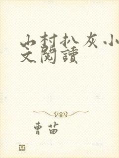 山村扒灰小说全文阅读