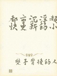 都市沉浮超前超快更新的小说