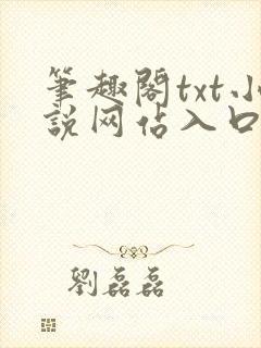 笔趣阁txt小说网站入口