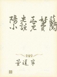 阳光正好苏玥玥小说免费阅读无弹窗