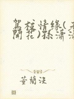 驾校情缘(老树开花)孙潇潇笔趣阁