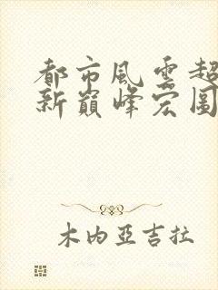 都市风云超前更新巅峰宏图