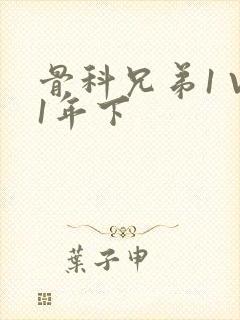 骨科兄弟1 V1年下