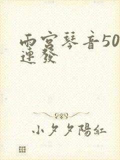 雨宫琴音500连发