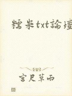 糯米txt论坛