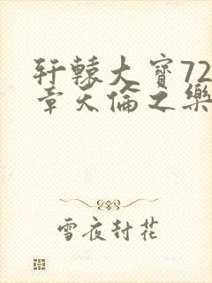 轩辕大宝720章天伦之乐