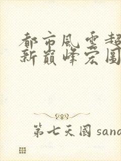 都市风云超前更新巅峰宏图